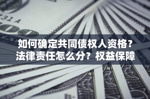 济南如何确定共同债权人资格？法律责任怎么分？权益保障技巧揭秘！