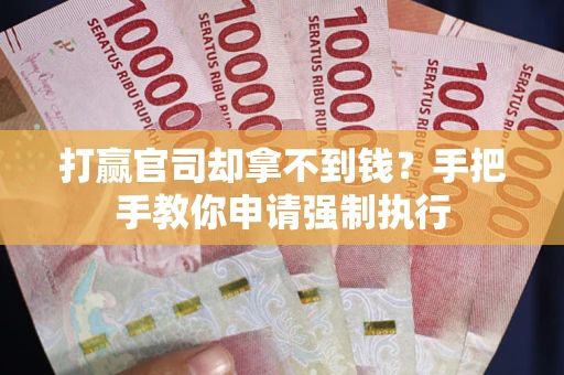 济南打赢官司却拿不到钱？手把手教你申请强制执行