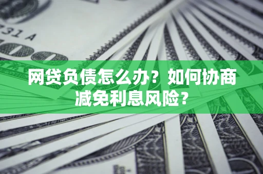 济南网贷负债怎么办？如何协商减免利息风险？