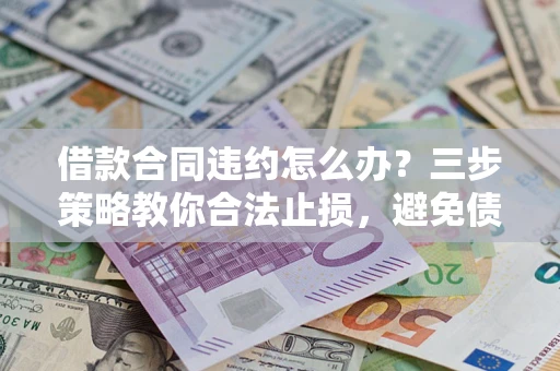 济南借款合同违约怎么办？三步策略教你合法止损，避免债务危机升级