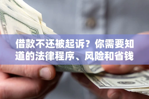 济南借款不还被起诉？你需要知道的法律程序、风险和省钱技巧
